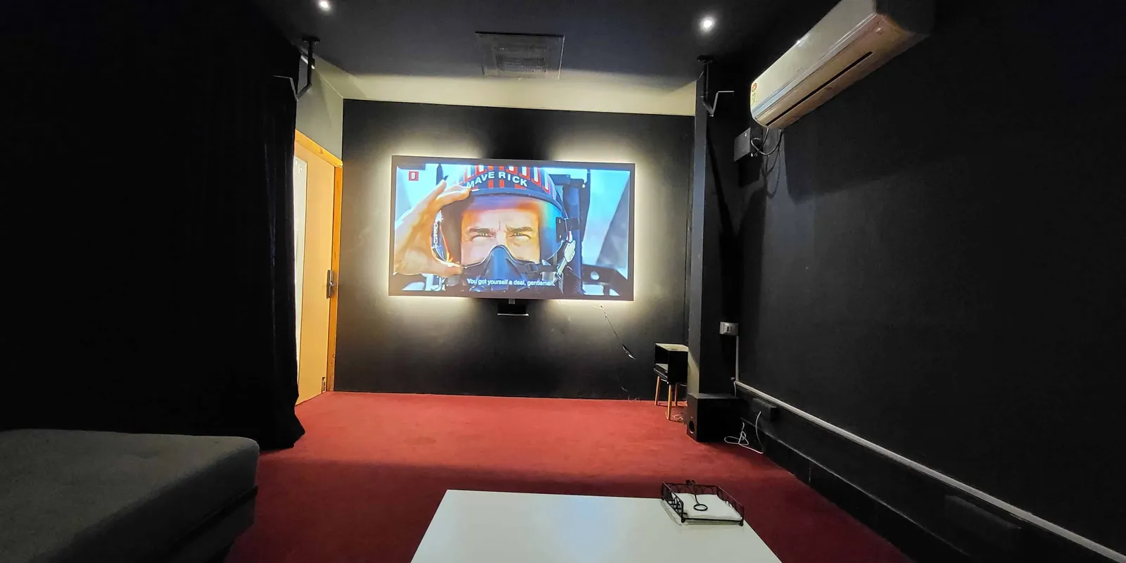 Rosae private theatre interior, Koramangala, Bangalore